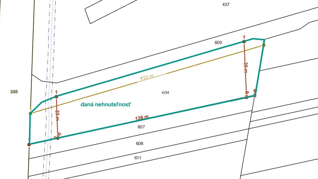 Na predaj pozemok v obci Miňovce, okres Stropkov