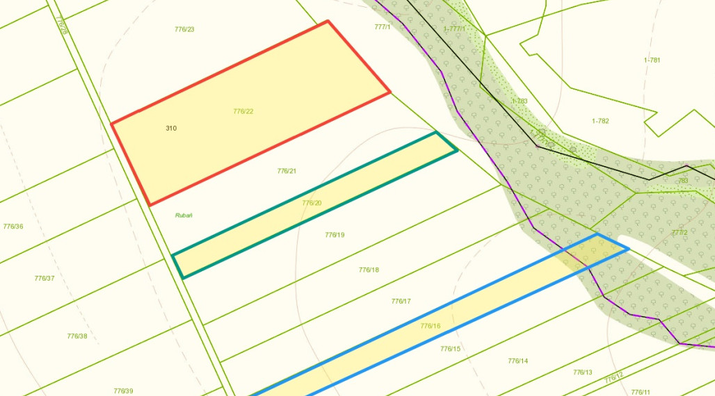 Na predaj pozemky v obci Chlmec