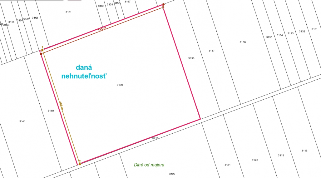 Investičná príležitosť – slnečný pozemok na predaj v obci Jasenov pri Humennom (12 144 m²)