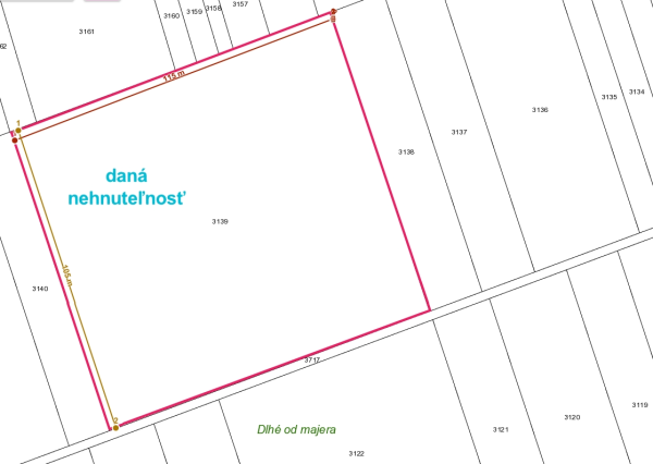 Investičná príležitosť – slnečný pozemok na predaj v obci Jasenov pri Humennom (12 144 m²)