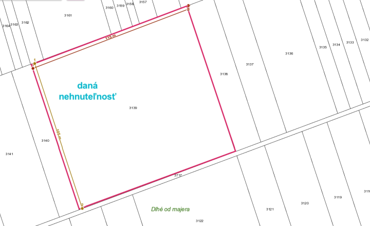 Investičná príležitosť – slnečný pozemok na predaj v obci Jasenov pri Humennom (12 144 m²)