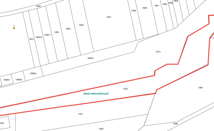 NA PREDAJ POZEMOK S VÝMEROU 4 641 m² – JASENOV PRI HUMENNOM